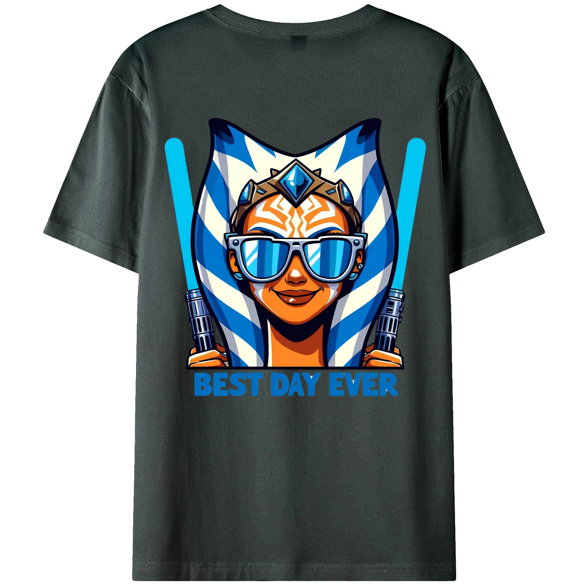 （画像用） スター・ウォーズ Star Wars 綿100％ メンズ半袖Tシャツ（バックプリント） 通気性